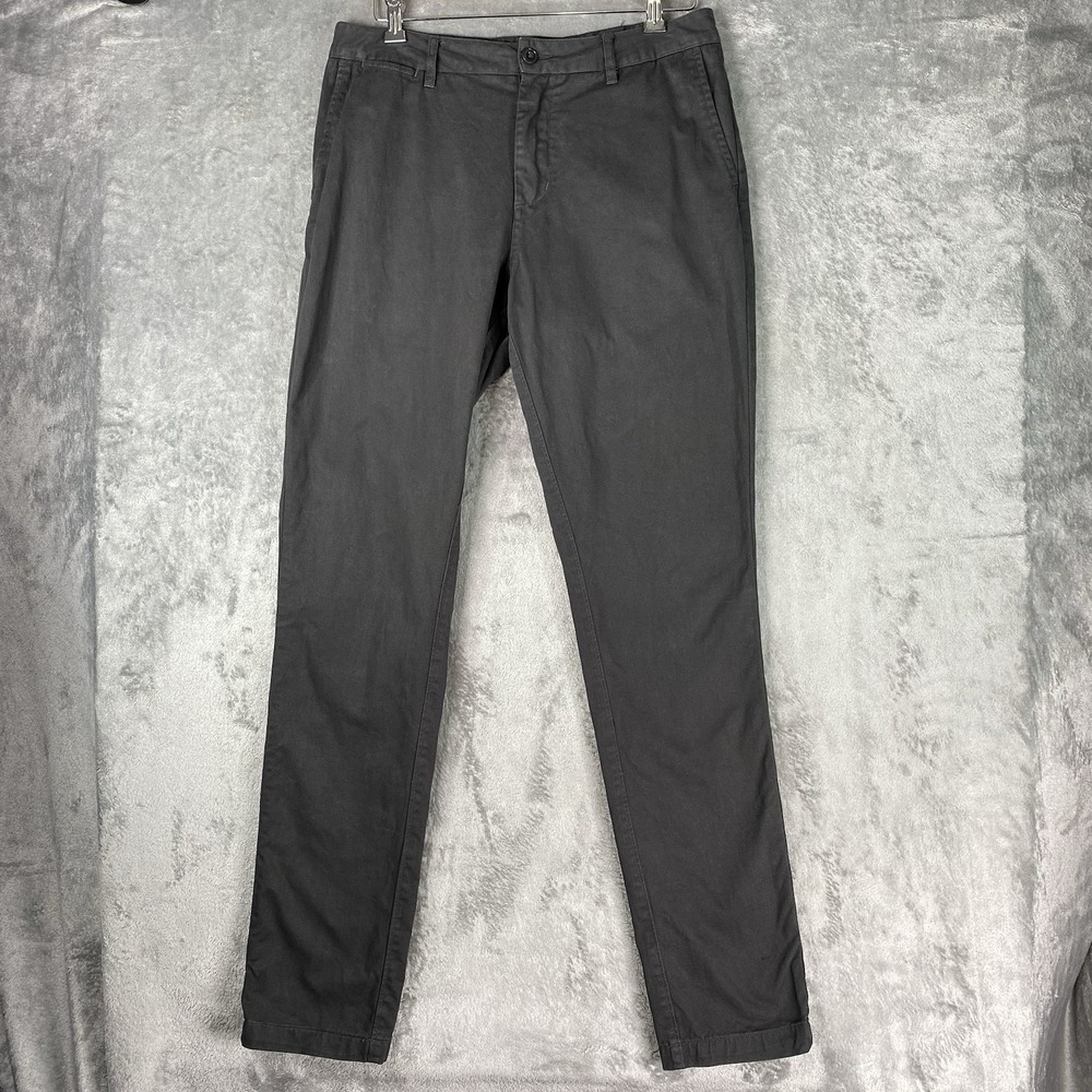 Taylor Stitch Foundation Pants Mens Size 32x34 Grey Slim Chino Casual Twill
